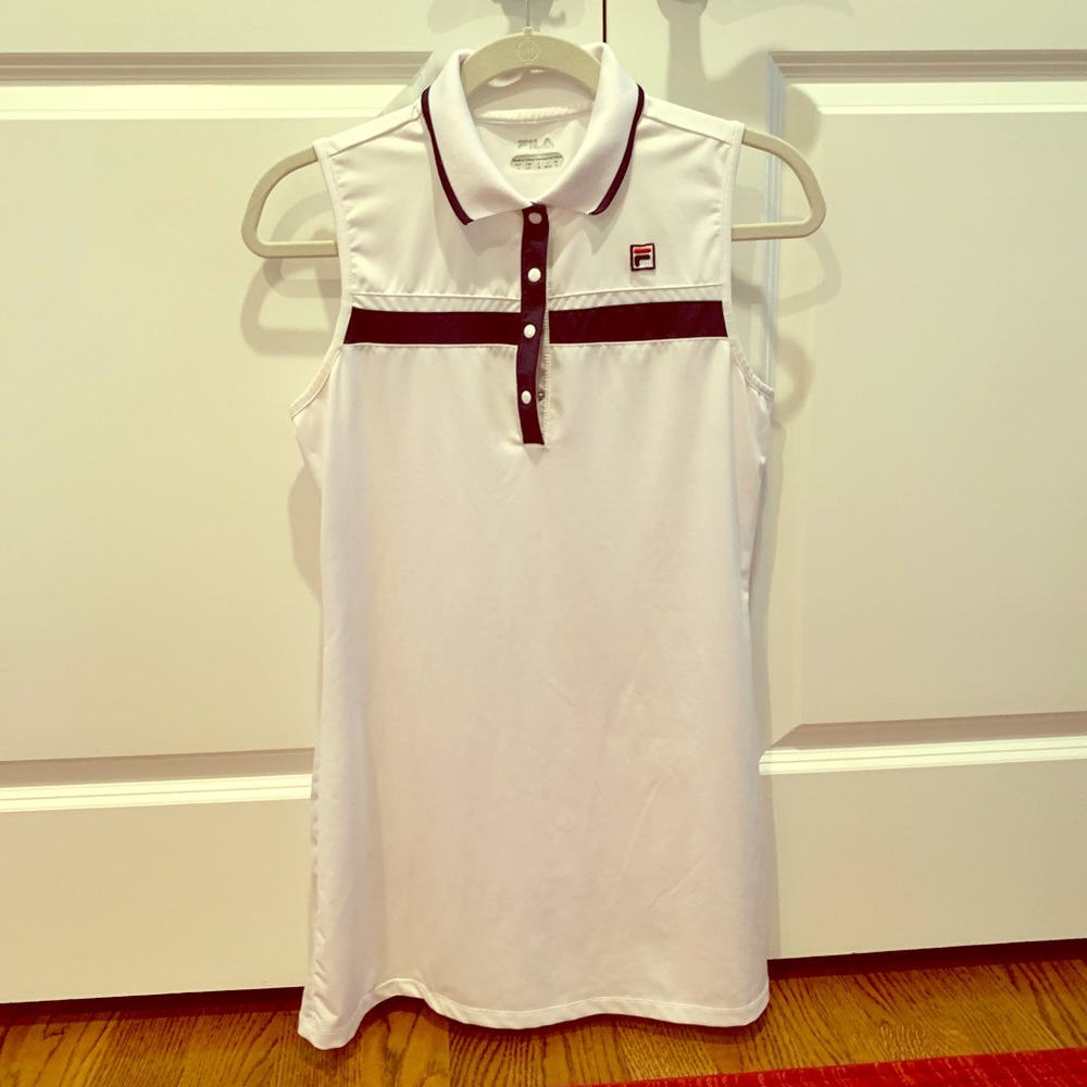 Classic and retro Fila tennis dress